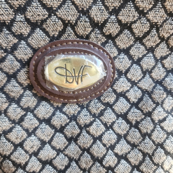 Vintage Diane Von Furstenberg Tapesry Wekender Tote Bag - Picture 6 of 6